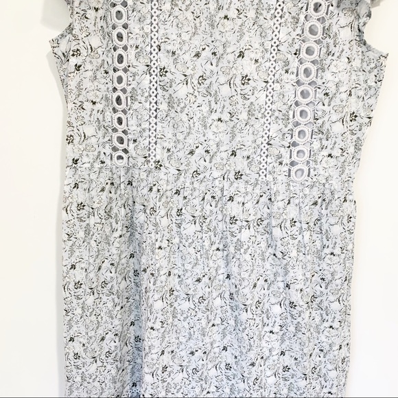 Lucky Brand Grace Midi Dress Floral Size Medium - Picture 7 of 15